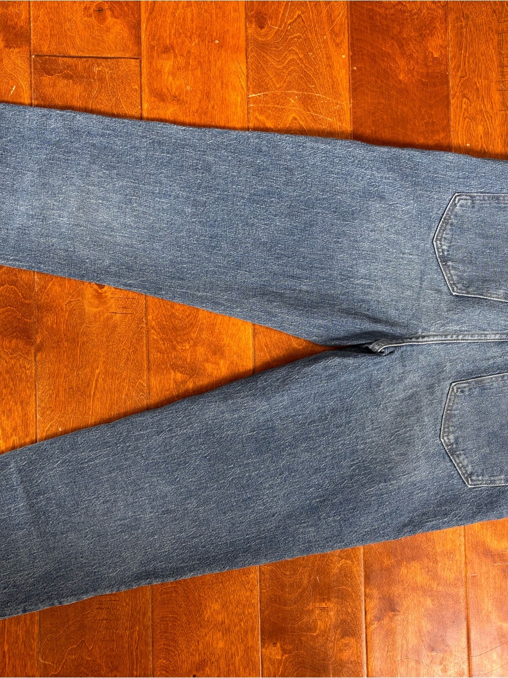 Madewell Women's Straight-Leg Jeans in Medium Blue Denim